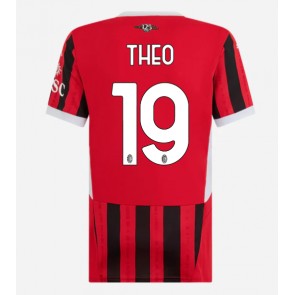 AC Milan Theo Hernandez #19 Hemmatröja Kvinnor 2024-25 Kortärmad